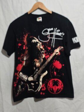 2009 GENE SIMMONS -  KISS -  SS Fruit of the Loom Heavy Crewneck - Black - Sz S*